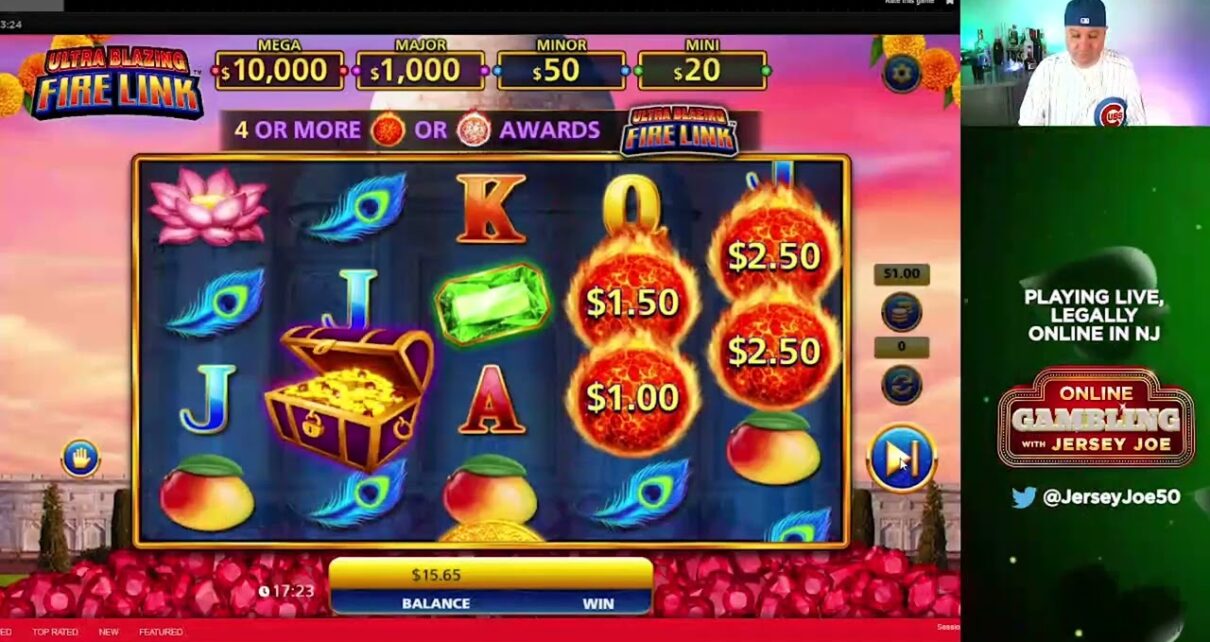 Ultra Blazing Fire Link slots LIVE [Online Gambling with Jersey Joe # 184]