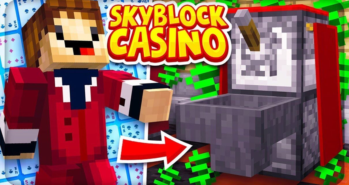 Visiting THE SKYBLOCK CASINO!