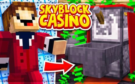 Visiting THE SKYBLOCK CASINO!