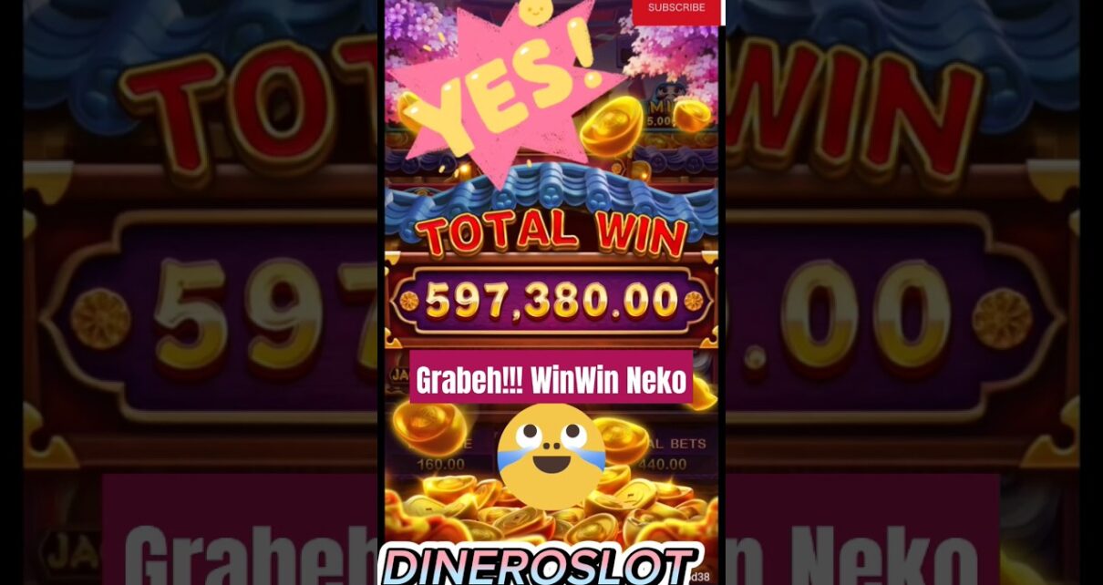 Win Win Neko,Grabeh ka!!! #jackpot #dineroslot #onlineslot #onlinecasino