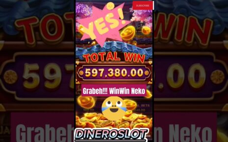 Win Win Neko,Grabeh ka!!! #jackpot #dineroslot #onlineslot #onlinecasino