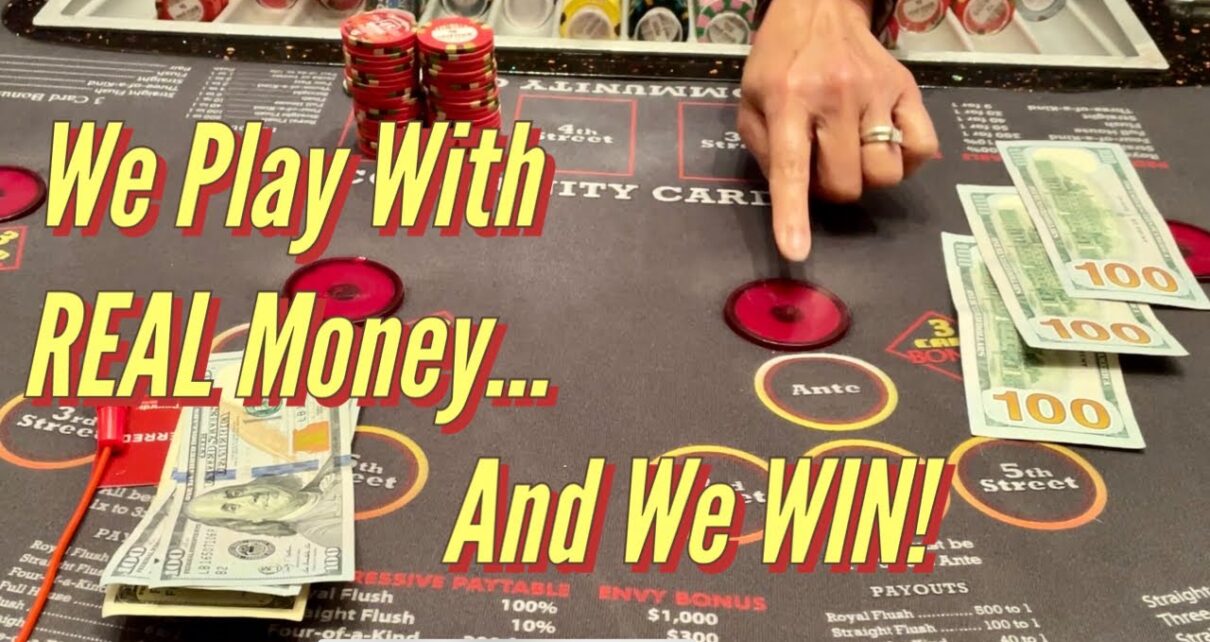 Winning With Mom! Mississippi Stud Poker At ruby-red stone Casino.