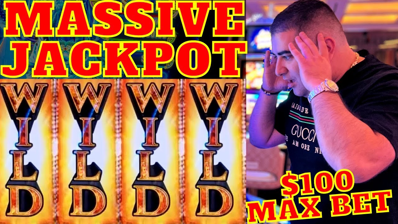 $100 Max Bet BONUSES & MASSIVE JACKPOT On High Limit Slot Machine