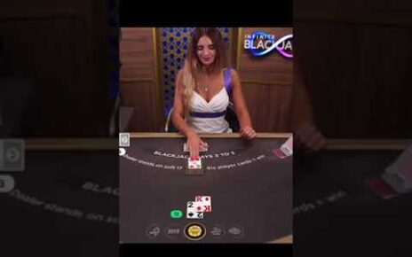 15.000 $ Dollar BIG WIN ALL IN Live Casino Blackjack #shorts #livecasino #blackjack