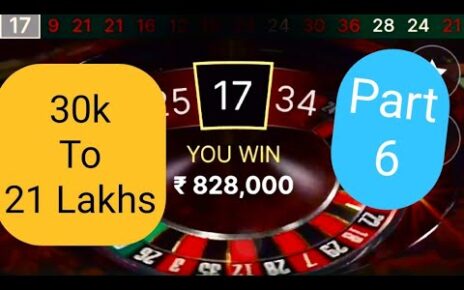 #rouletteking | Best Roulette Trick | Online Casino Games | 30k To 21.6 Lakhs |  constituent-6