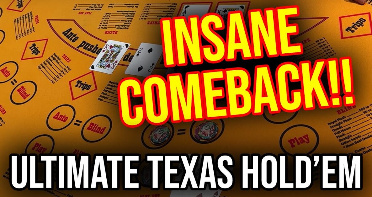 AN INSANELY LUCKY RUN ON ULTIMATE TEXAS HOLD’EM!! @renotahoe