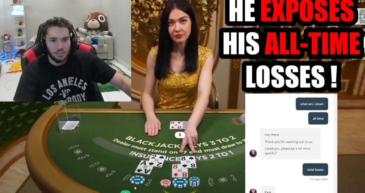 Adin Ross Exposes How Much He Has Lost Gambling !!