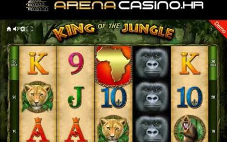 Arena Casino predstavlja online casino igre: King of the Jungle