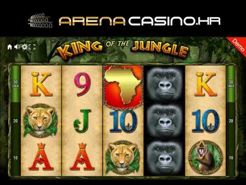 Arena Casino predstavlja online casino igre: King of the Jungle