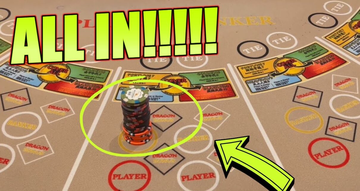 BACCARAT ALL IN!!! ,000 Buy-IN! This Was NUTS – ANOTHER TILT MODE ACTIVATED Session!