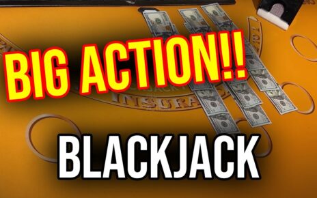 BLACKJACK!! BIG ACTION!! HUGE DOUBLE DOWN!! @renotahoe #ad