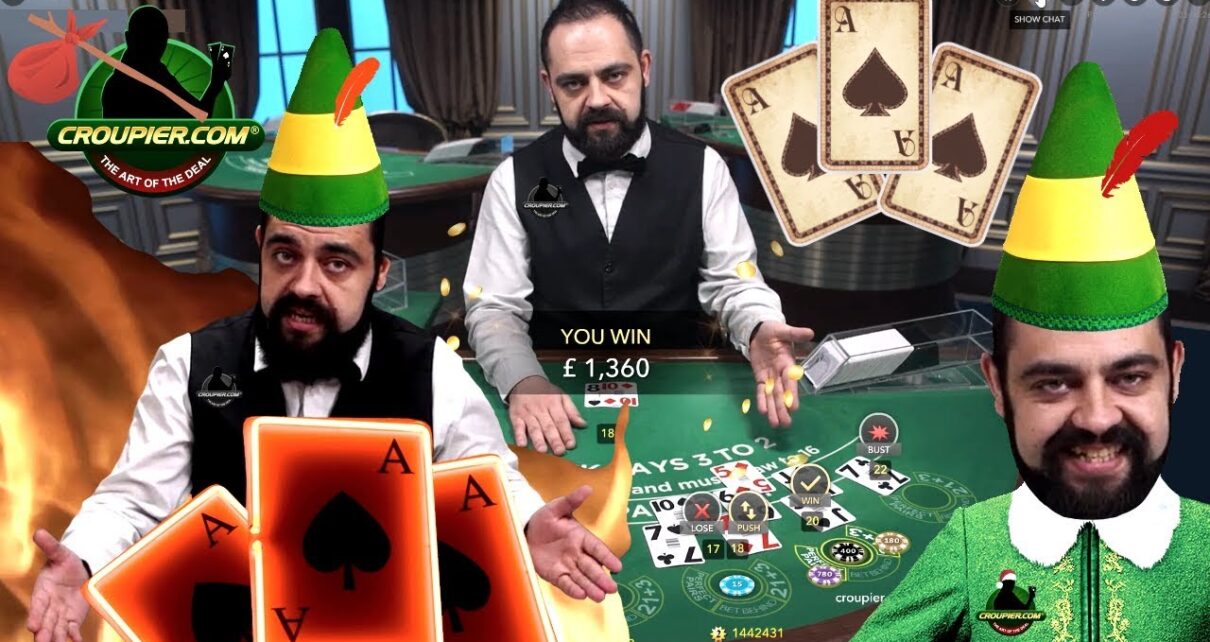 BLACKJACK HIGH STAKES £2,000 VS Live Casino Dealer CEZAR! The LORD of the SUITED TRIPS at Mr Green