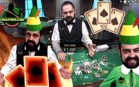 BLACKJACK HIGH STAKES £2,000 VS Live Casino Dealer CEZAR! The LORD of the SUITED TRIPS at Mr Green