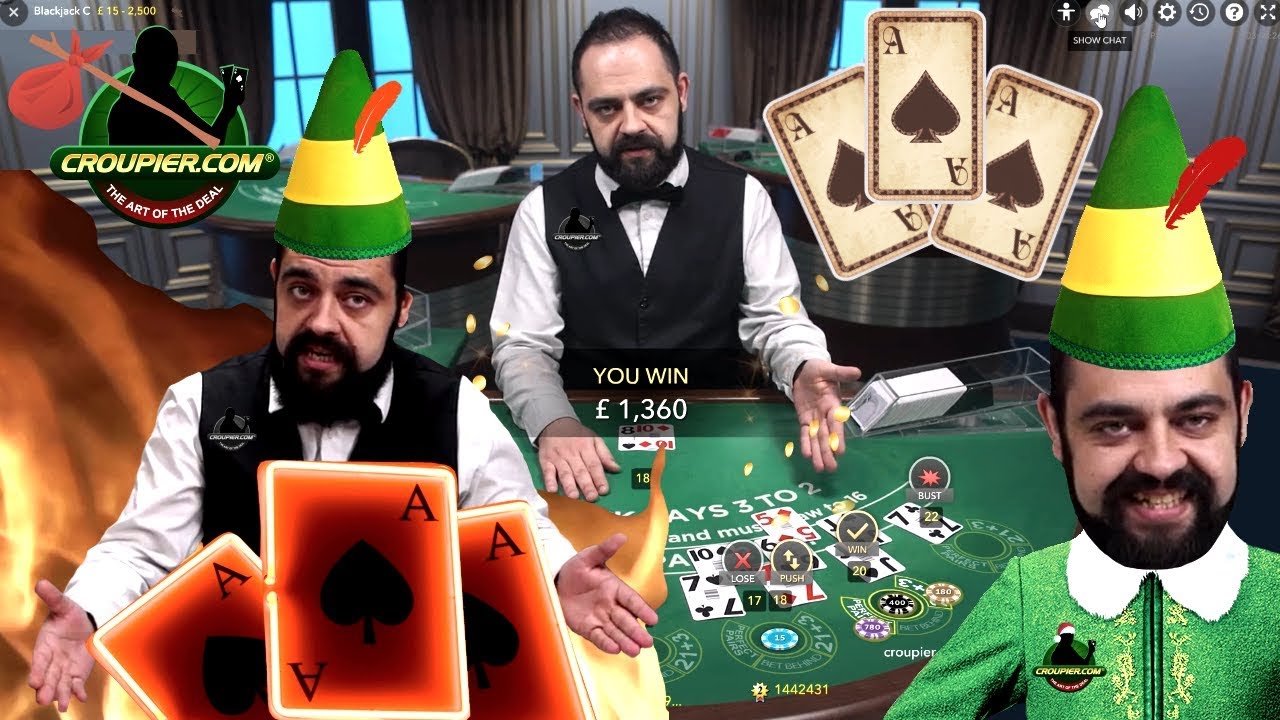 BLACKJACK HIGH STAKES £2,000 VS Live Casino Dealer CEZAR! The LORD of the SUITED TRIPS at Mr Green