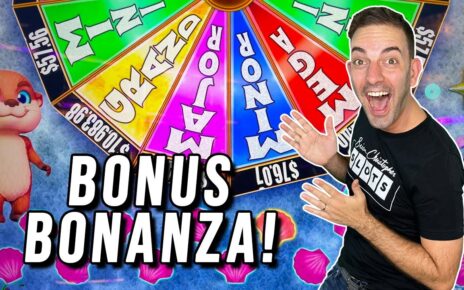 BONUS BONANZA on Wild Wheel Otter! ? New Games at the Casino