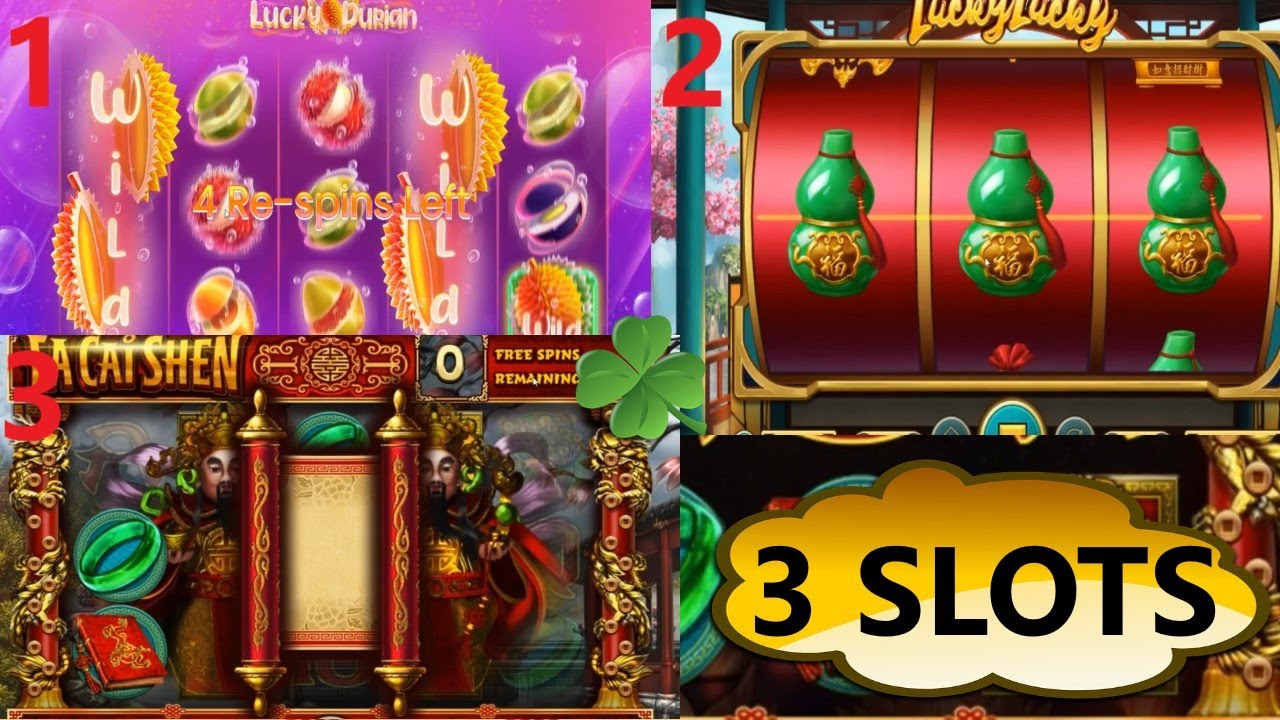 CASINO STREAMER : 3 Machines à sous jouées : Fa Caishen ; Lucky Lucky ; Lucky Durian ???