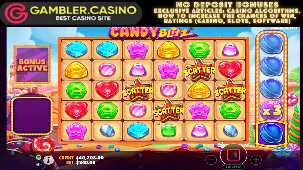 Candy Blitz - online casino slot from Pragmatic Play ? Max Win X5,000 ⚠️ Verdict 6 out of 10