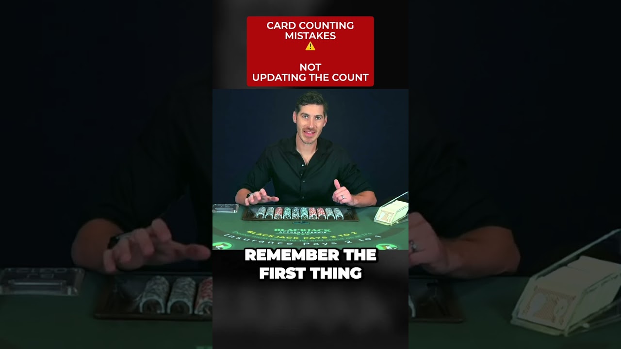 Card Counting Mistakes  #blackjack #cardcounting #gambling #blackjackstrategy #casino