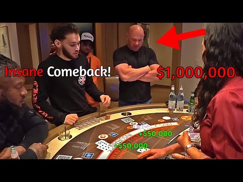 Dana White & Adin Ross Gamble High Stakes On Blackjack! *,000,000+*