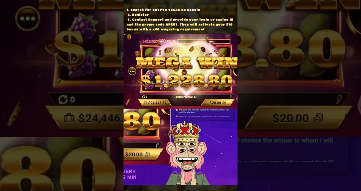 Diving into Crypto Gambling: Ape2896’s Online Casino Stream #ape2896 #cryptocasino #bitcoincasino