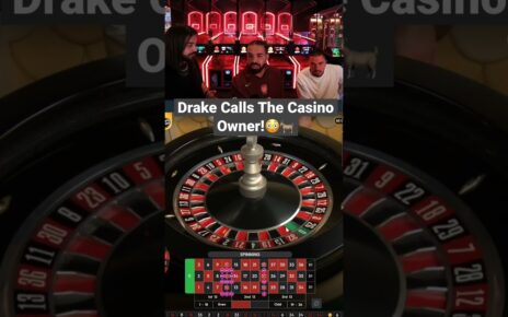 Drake Calls The Casino possessor! #drake #bigwin #roulette #shorts