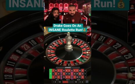 Drake Goes On An Insane Roulette Run! #drake #roulette #maxwin #casino #bigwin