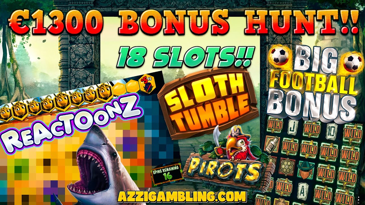 €1300 BONUS HUNT!! 18 SLOTS!??