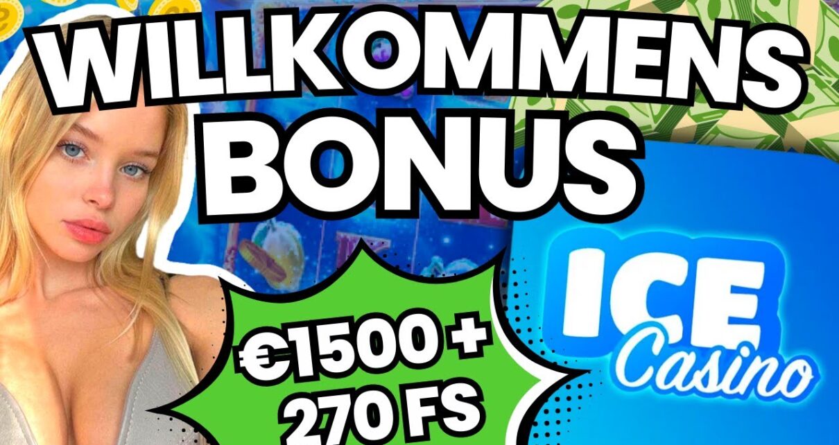 ? Erhalten Sie bis zu €1500 und 270 Freispiele bei Ice Online Casino ?