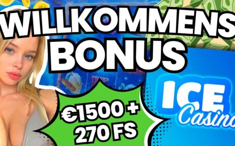 ? Erhalten Sie bis zu €1500 und 270 Freispiele bei Ice Online Casino ?