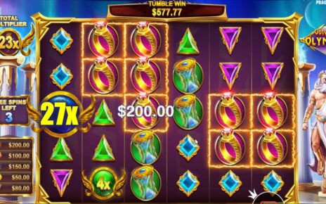 GATES OF OLYMPUS 27 X MULTIPLIER NICE WIN – BONUS BUY ONLINE CASINO ONLINE SLOT