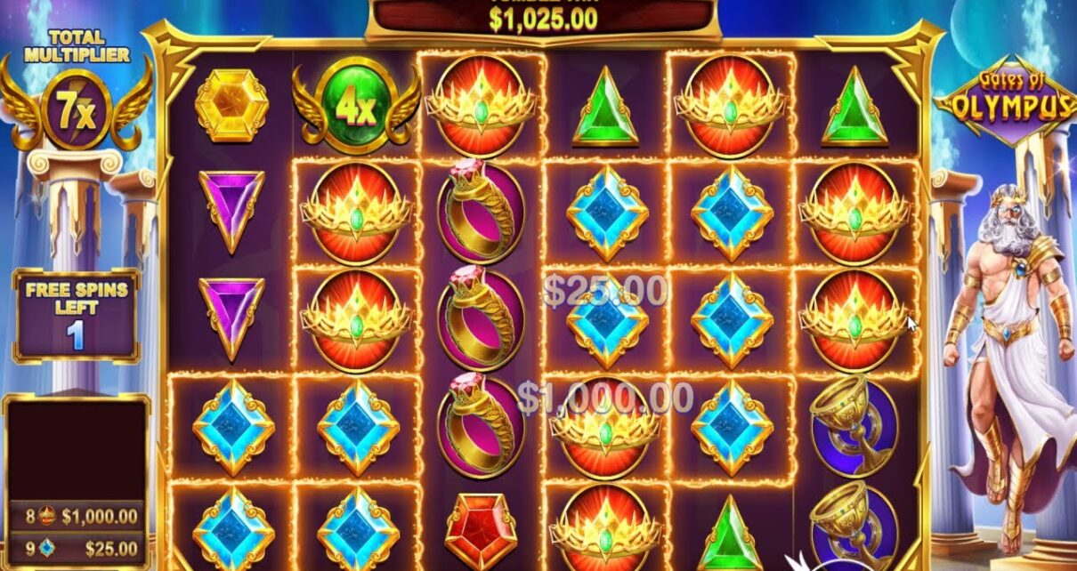 GATES OF OLYMPUS BONUS BUY ONLINE CASINO ONLINE SLOT – GOOD SESSION – 43X MAX – HIT CROWNS