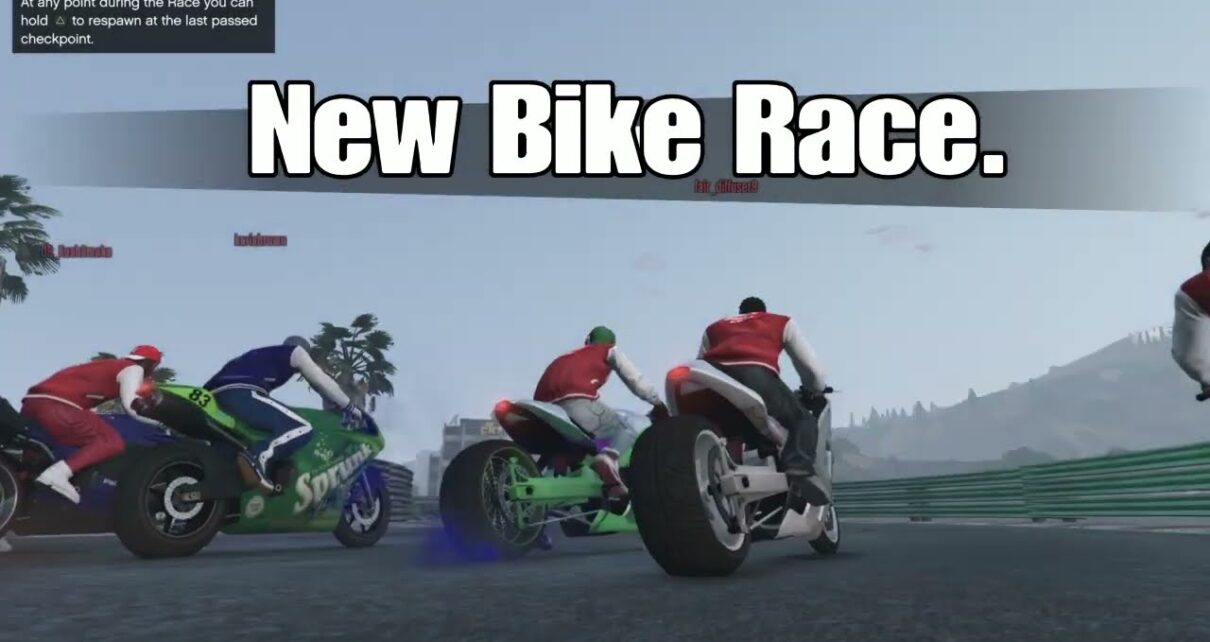GTA 5 online:Casino Bike Race.