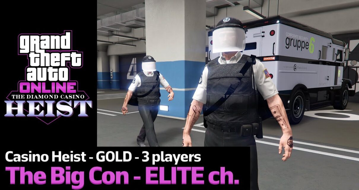 GTA Online Casino Heist: GOLD – .585.000 – The Big Cone (3 Players + Elite Challenge)