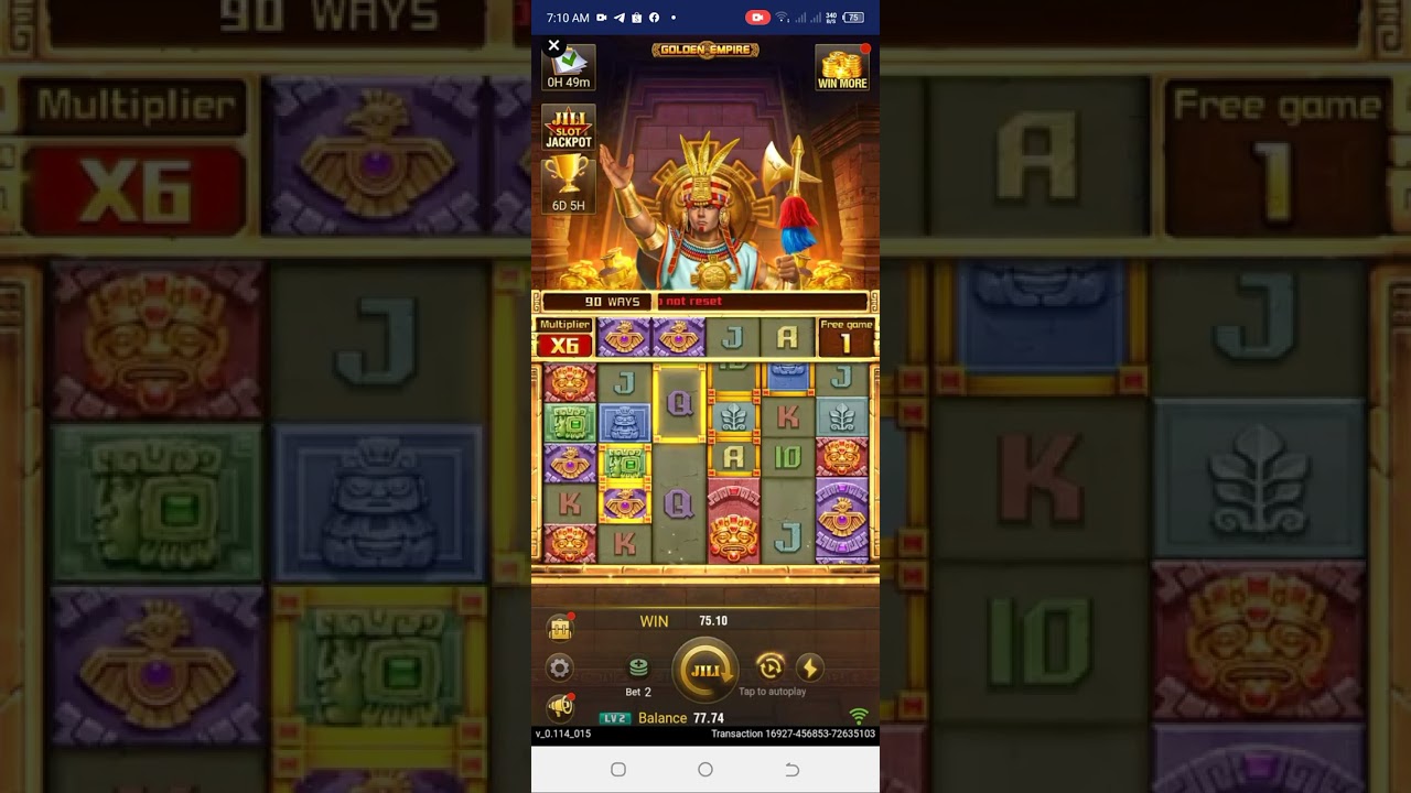 Golden Empire (online casino) bet 2pesos only