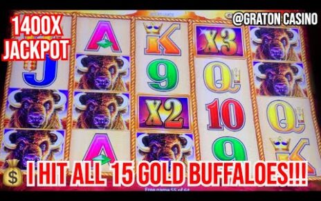 ?HUGE MAX BET BUFFALO GOLD JACKPOT HAND PAY @ Graton Casino | NorCal Slot Guy