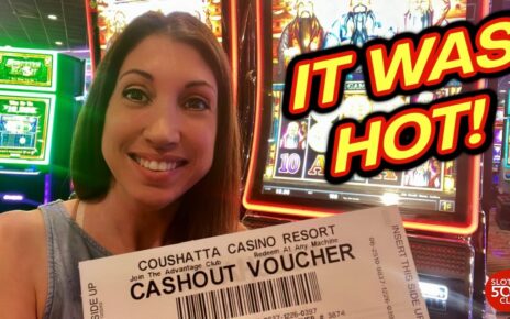 IT’S HOT!! ? BIG WIN ? on Money Link Slot Machine at Coushatta Casino #slots