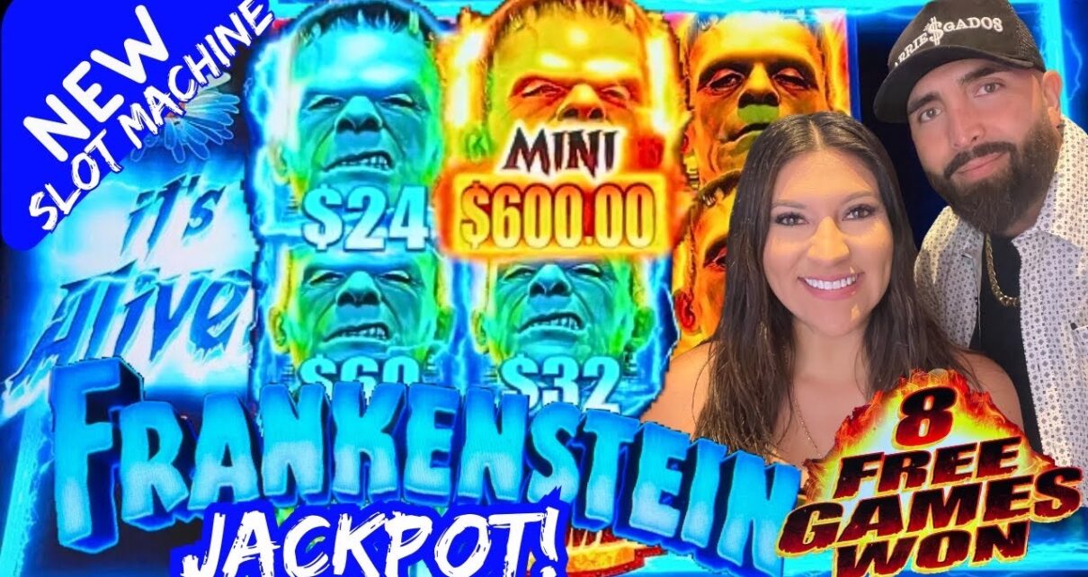 ?‍♂️ JACKPOT EN NUEVA MAQUINA DE FRANKENSTEIN SLOT MACHINE EN EL CASINO !!