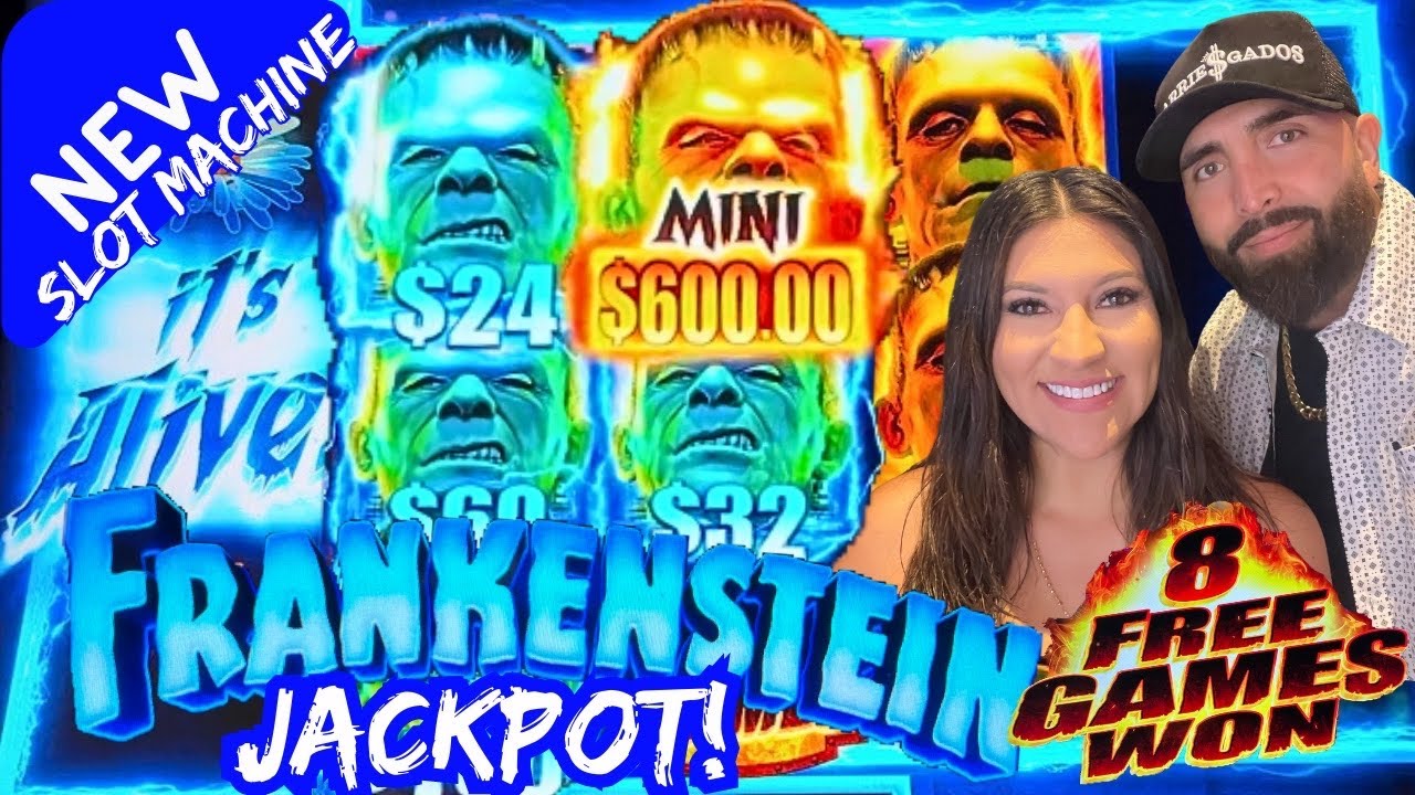 ?‍♂️ JACKPOT EN NUEVA MAQUINA DE FRANKENSTEIN SLOT MACHINE EN EL CASINO !!