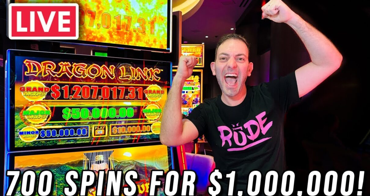 ? LIVE MASSIVE 5/Bet WIN! ? ,000,000 Dragon Link!