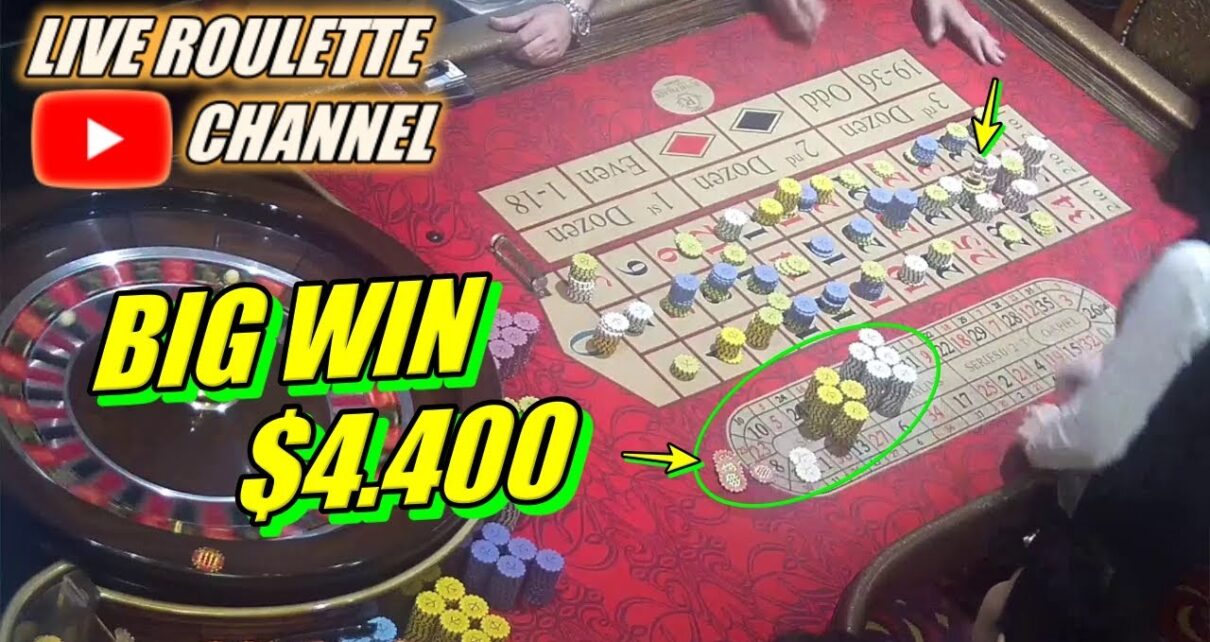 ? LIVE ROULETTE |? BIG WIN ?4.400 In Fantastic Las Vegas Casino ? Exclusive ✅ 2023-08-15