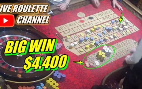 ? LIVE ROULETTE |? BIG WIN ?4.400 In Fantastic Las Vegas Casino ? Exclusive ✅ 2023-08-15