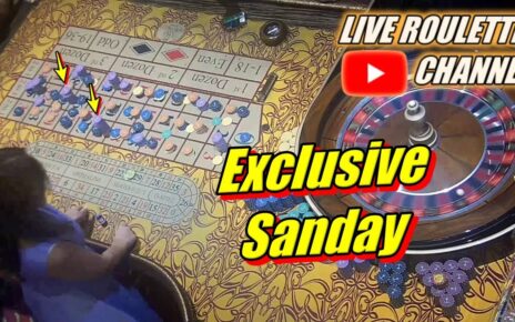 ? LIVE ROULETTE |? Exclusive Sanday In Las Vegas Casino ? BIG Betting Session ✅ 2023-08-13