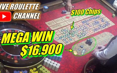 ?LIVE ROULETTE | ? MEGA WIN ?16.900 In Las Vegas Casino ? 0 Chips Inside ✅ 2023-08-14