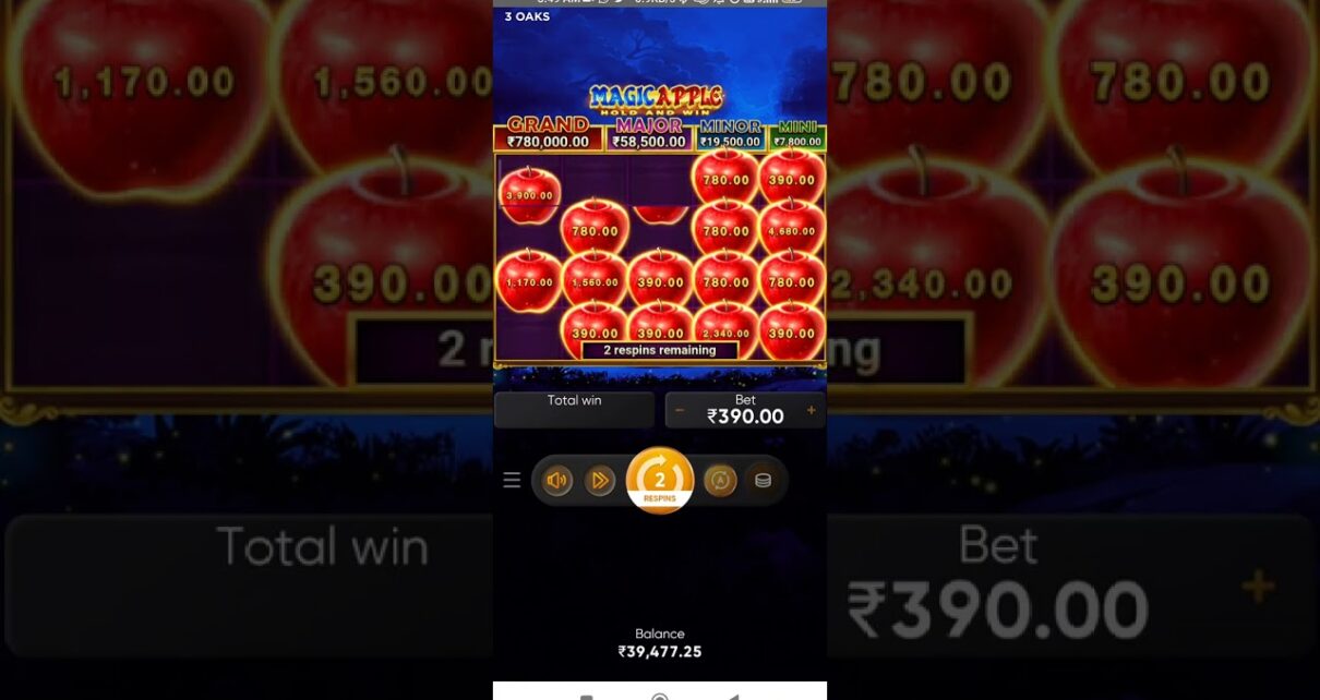 Magic apple big jackpot win in online casino games(2)