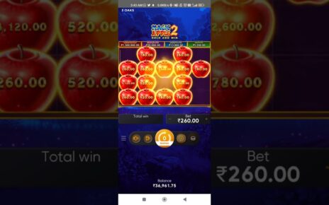 Magic apple big jackpot win in online casino games(3)