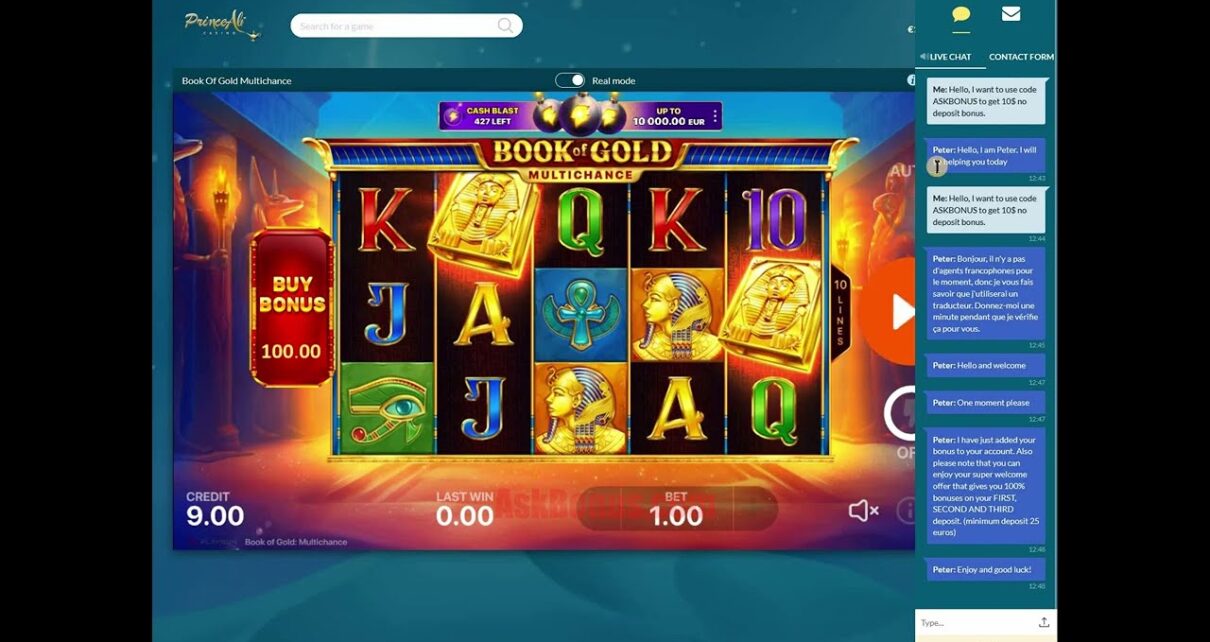 NEW PrinceAli Casino No Deposit Bonus €/ on Askbonus.com