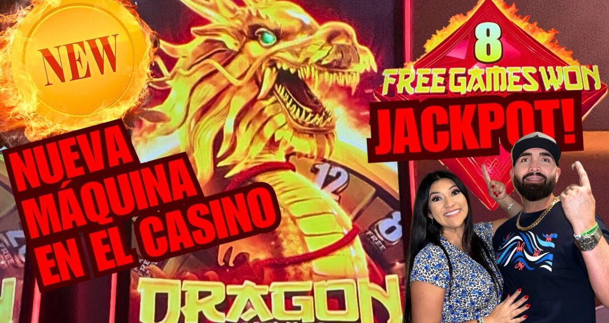 ? NUEVA MAQUINA PAGÓ JACKPOT CON SOLO 8 JUEGOS EN EL CASINO ! DRAGON JIN LONG JIN BAO