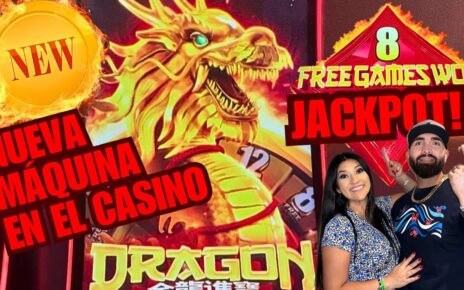 ? NUEVA MAQUINA PAGÓ JACKPOT CON SOLO 8 JUEGOS EN EL CASINO ! DRAGON JIN LONG JIN BAO