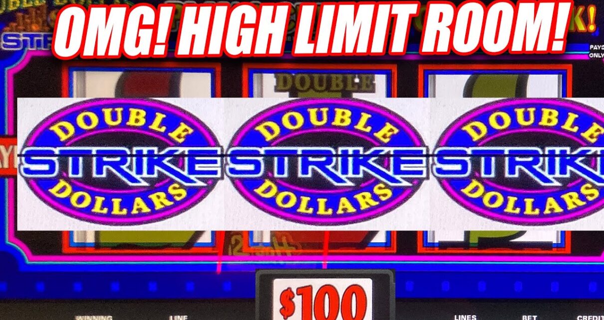 ONLY THE BIGGEST JACKPOT WIN ON DOUBLE DOLLAR STRIKE CLASSIC CASINO SLOT MACHINE WIN