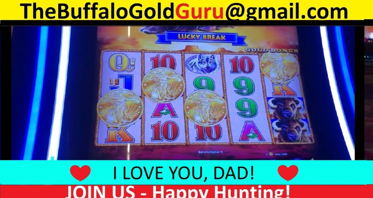 Oklahoma trip with ❤️Papa Guru❤️ to Winstar Casino.  4 COINS, Bonuses, etc. on BUFFALO GOLD #slots